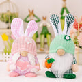 Adorable Easter Gnome Decoration - Cute Spring Bunny Gnome Tabletop & Shelf Decor