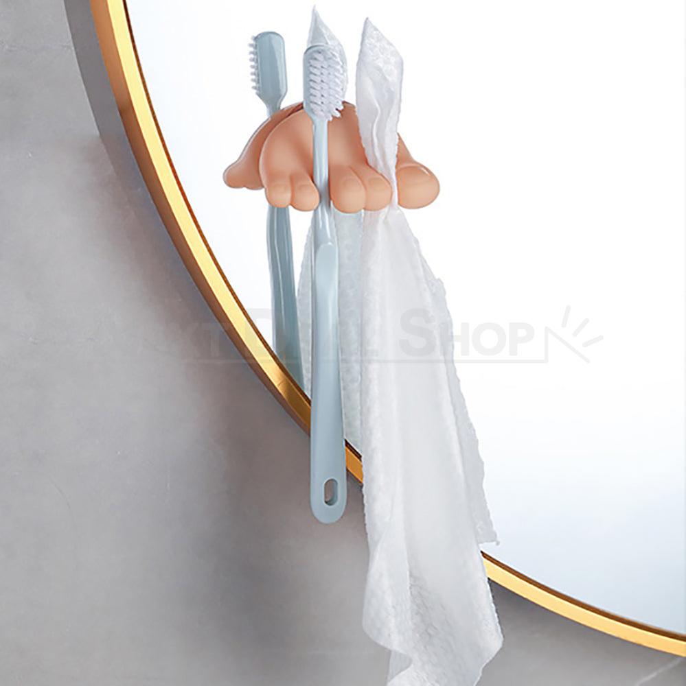 Playful Novelty Pooping Dog Butt Toothpaste Topper - Funny Bathroom Accessory